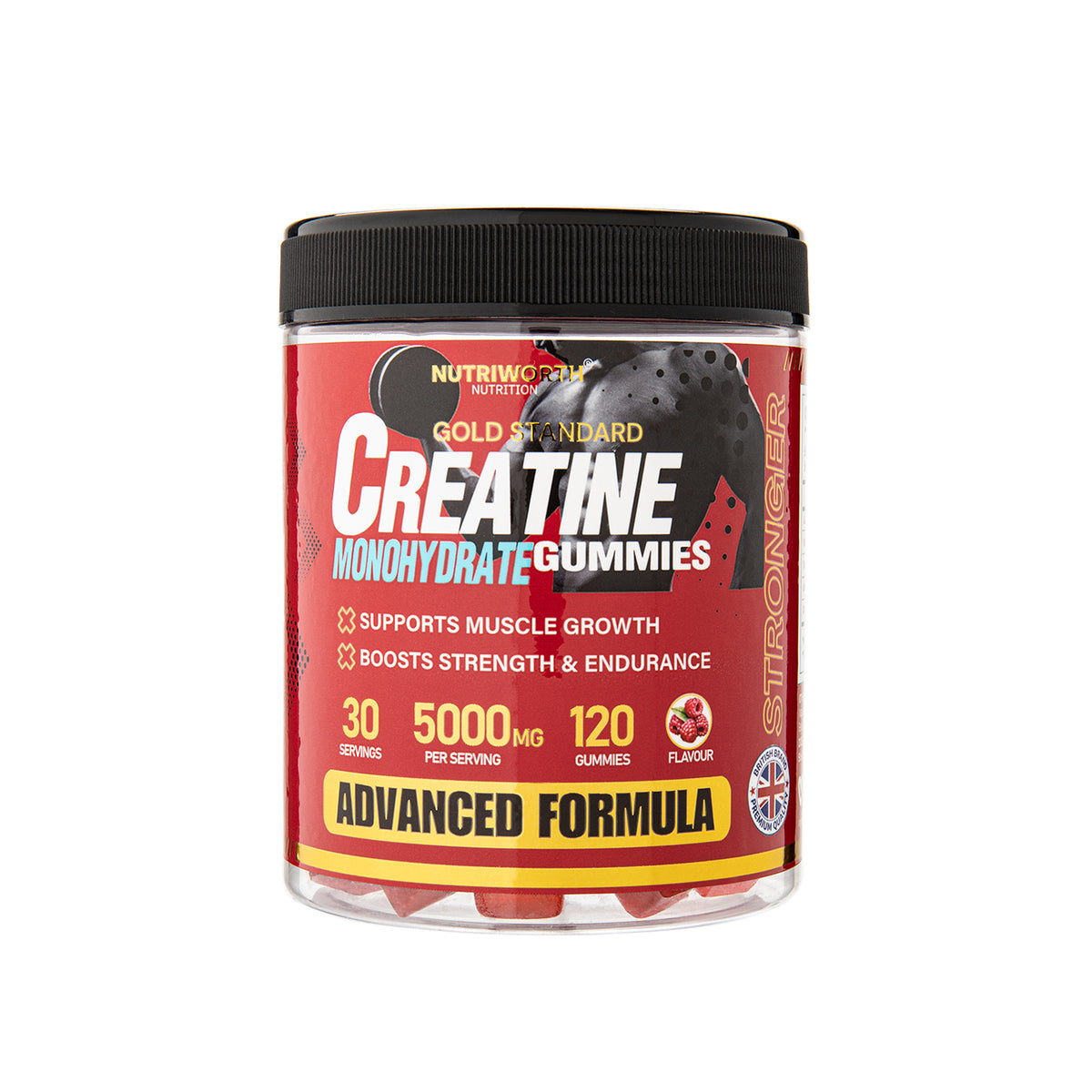 Nutriworth Creatine Gummies 30 Days -Strawberry