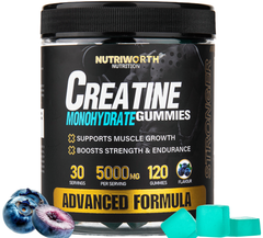 Nutriworth Creatine Gummies 30 Days -Blueberry