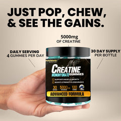 Nutriworth Creatine Gummies 30 Days -Blueberry